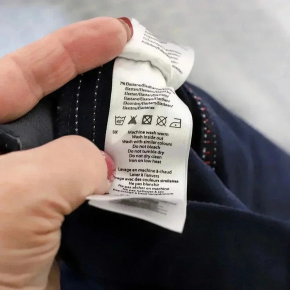 Requisite Size 14 blue/red contrast trim elastic waist  horse riding pants - Picture 13 of 13